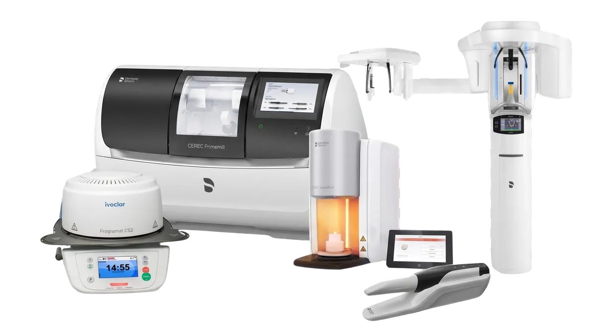 Equipamentos da Sapata Estúdio Oral — Primemill, SpeedFire, Primescan 2 e Axeos